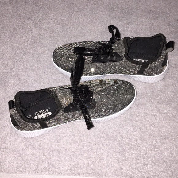 🚫SOLD🚫 Take A Walk Silver Glitter Sneakers - Picture 5 of 5